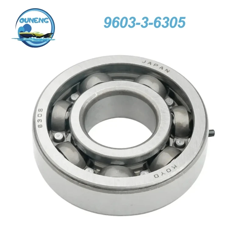 

9603-3-6305 Ball Bearing For Tohatsu Outboard Motor 2 Stroke 9.9HP 15HP 18HP Crankshaft Size 25x62x17 3C8-00114-0 3C8-00114