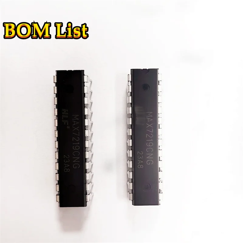 MAX7219 MAX7219CNG-controller Serial-interface 8-cijferige LED-displaystuurprogramma