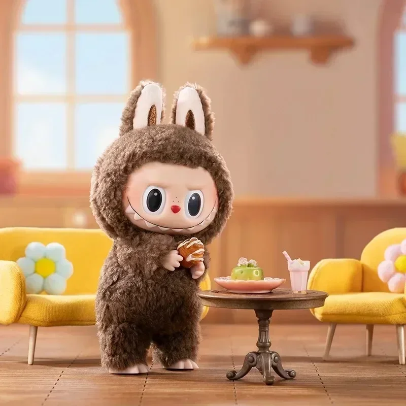 

Слепая коробка Monsters LABUBU Macaron, модная игрушка-подвеска Pop Mart яркого цвета, идеально подходит для сбора и подарков