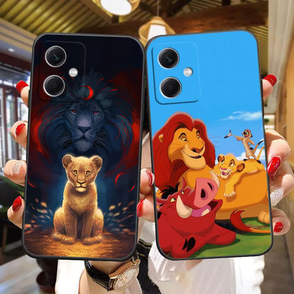 Anime The L-Lion K-King Phone Case For Redmi Note 13 12 12S 11 11T 11S 10 9 9S 8 8T 7 PLUS 4G 5G Silicone Case Funda Coque Shell