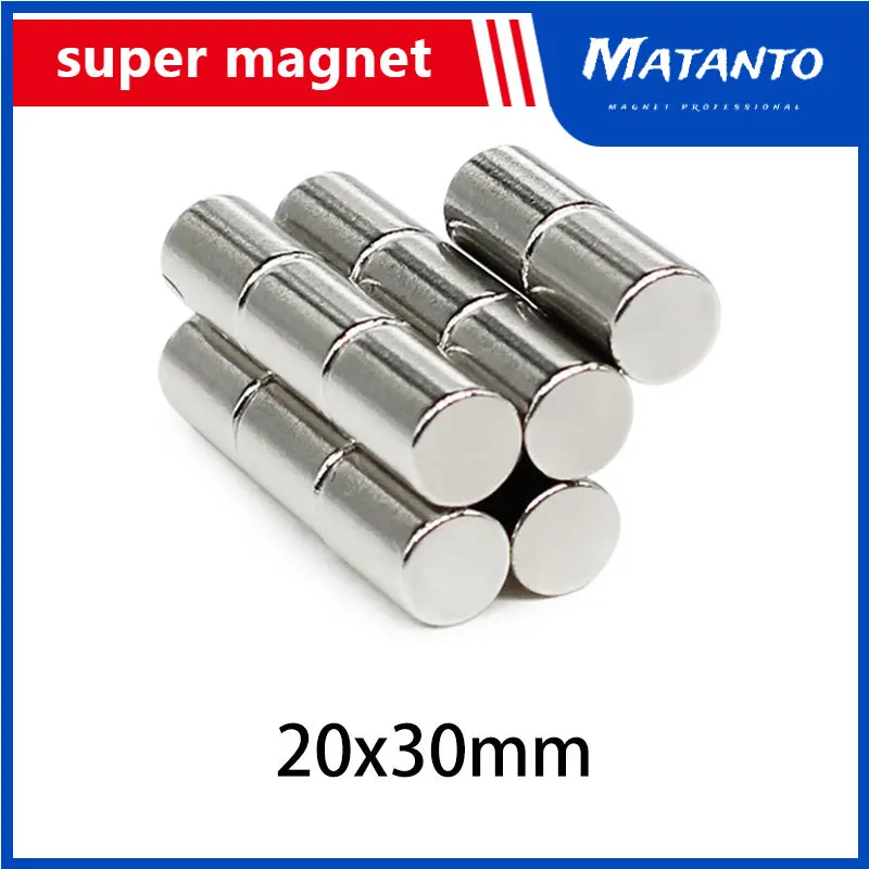 

1/2/3/5PCS 20x30 mm Bulk Round Magnets Strong 20mm X 30mm Thick Neodymium Magnet Strong 20x30mm N35 Permanent Magnet Disc 20*30