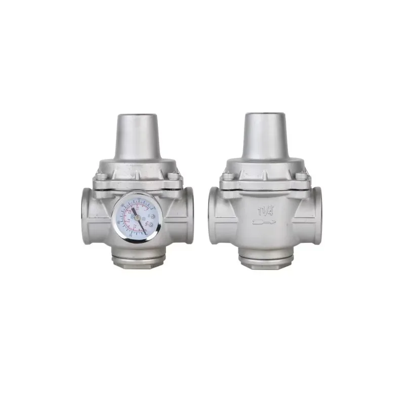 Stainless steel adjustable pressure control valve, pressure reducing valve, pressure relief valve