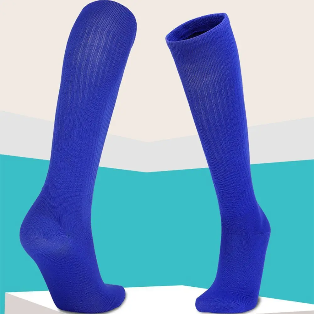 Multi-color Breathable Non-slip Hockey Solid Color Baseball Hosiery Long Socks Men's Football Socks Sports Socks