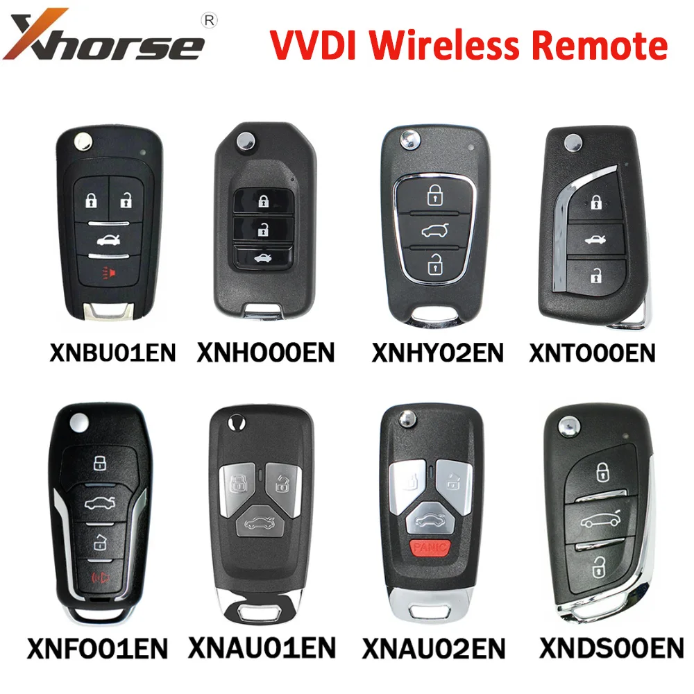 Xhorse VVDI Wireless Remote XNBU01EN XNHO00EN XNHY02EN XNTO00EN XNFO01EN XNAU01EN XNAU02EN XNDS00EN XN with PCF Universal Remote