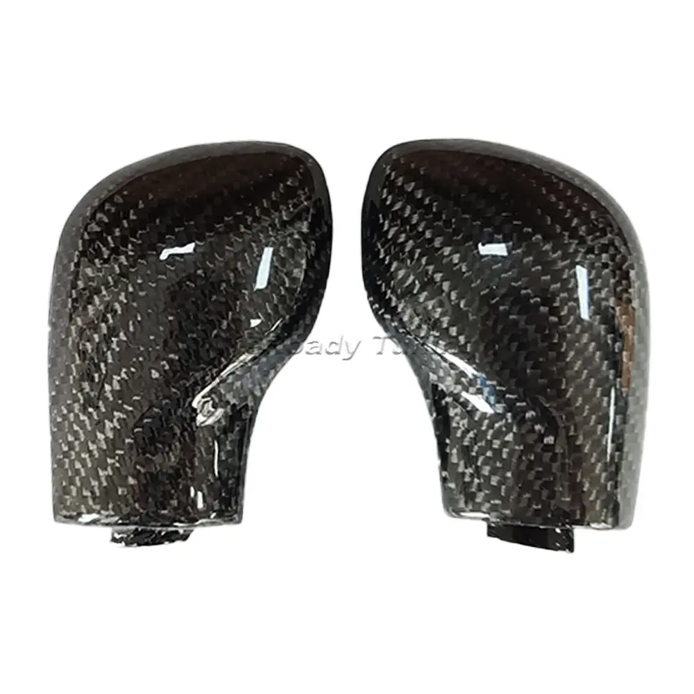 Carbon Fiber DSG Emblem Gear Shift Knob Handle Replace Cover for VW Passat B7 B8 CC Golf Tiguan Jetta Scirocco Car Accessories