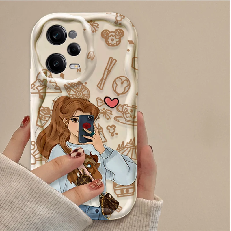 Чехол для телефона Disney Princess Girl для Xiaomi Redmi Note 14 13 12 11 10 9 Pro Plus 14S 12S 11S 10S 9S Redmi 14C 14R 13C 12 4G 5G
