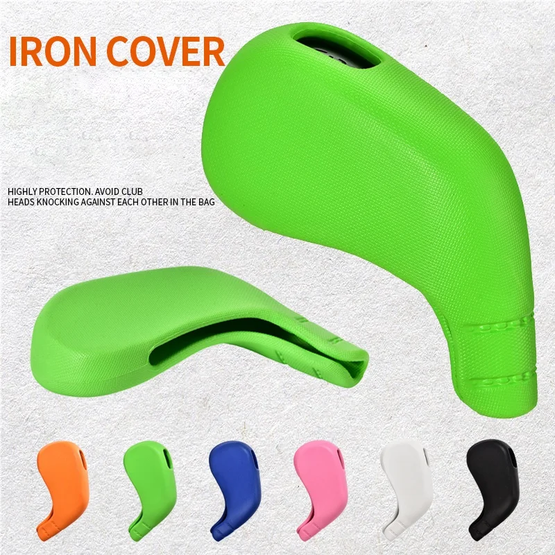 

8 Pcs/Set Golf Iron Head Covers Set TPE Open Window Waterproof Golf Headcover Golf Club Accessories