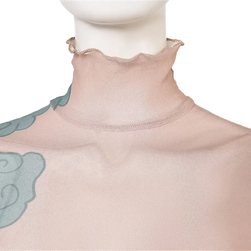 SN55Arcane Jinx ضيق الوشم قميص تأثيري حلي لعبة LoL TV 2 دور الجلد قميص وتتسابق بلا أكمام المرأة هالوين جزء $@1 واط