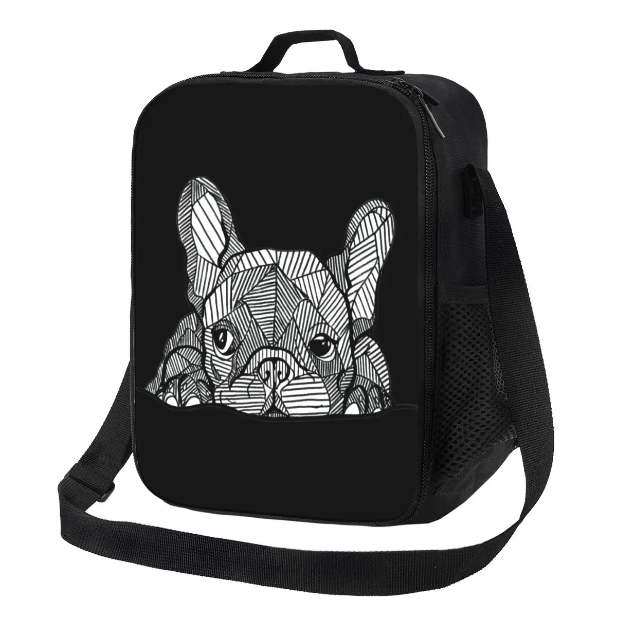 Boîtes à lunch réutilisables pour bouledogue français, sac isotherme étanche, sac isotherme pour chien Frenchie, écoliers