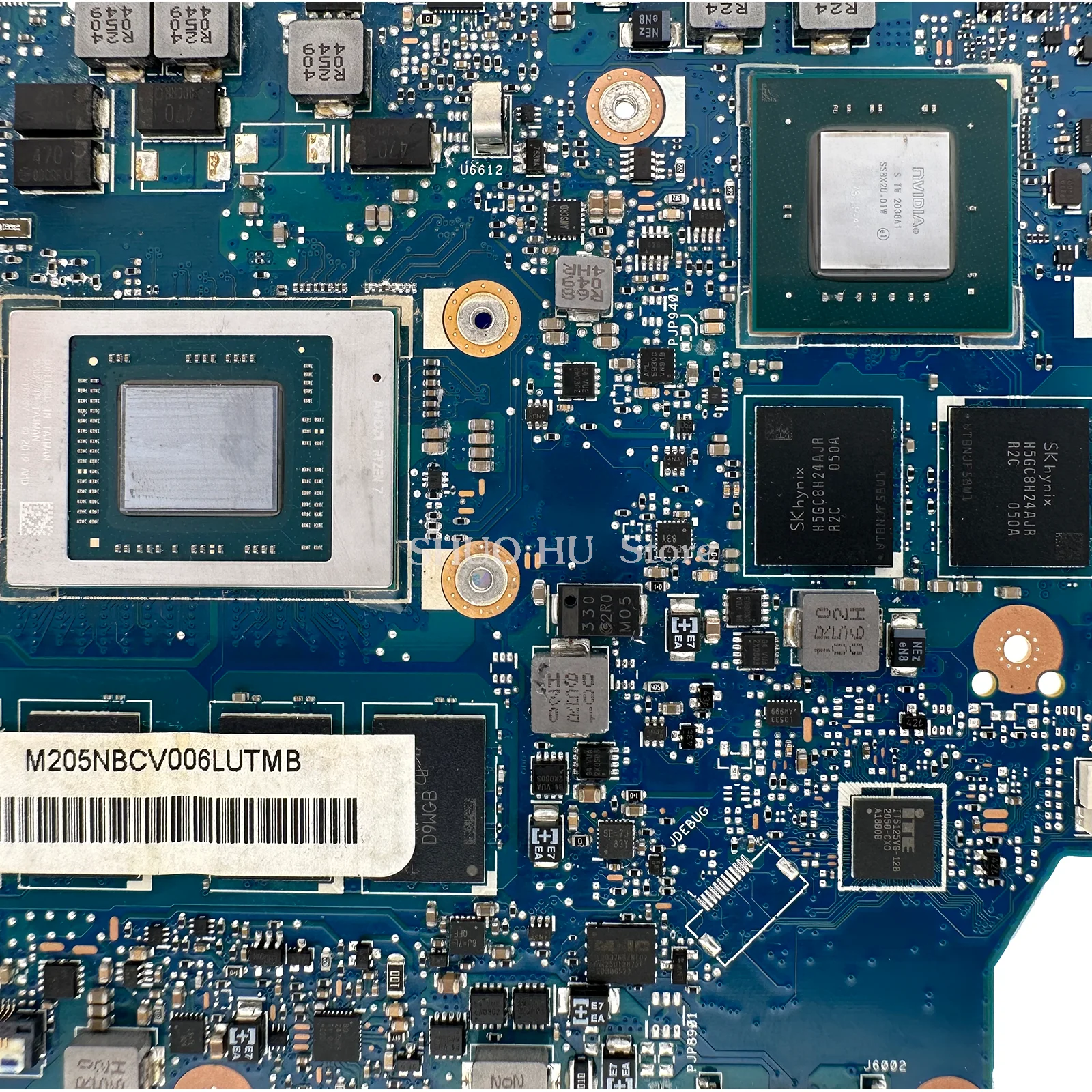 KEFU UX562IQ Motherboard Laptop untuk ASUS ZenBook Flip 15 UX562I UX562 Q507IQ Mainboard dengan R5-4500U R7-4700U 8GB/16GB-RAM V2G