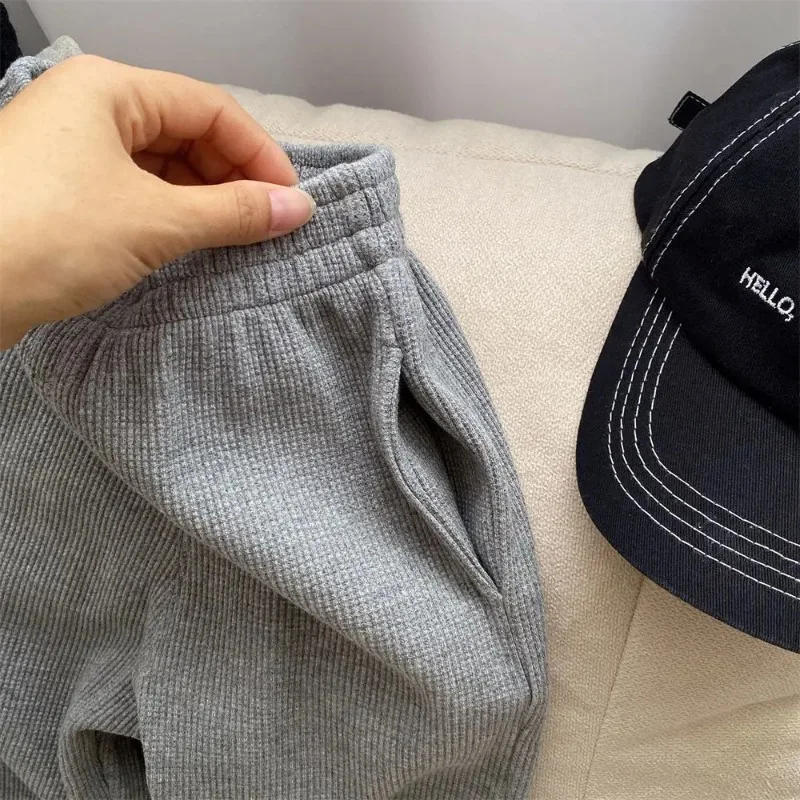 Sommer Einfarbig Jungen Mädchen Hosen Casual Baby Kinder Lose Harem Hosen Mädchen Atmungsaktive Hose Kinder Hosen Kleidung – Detail 10