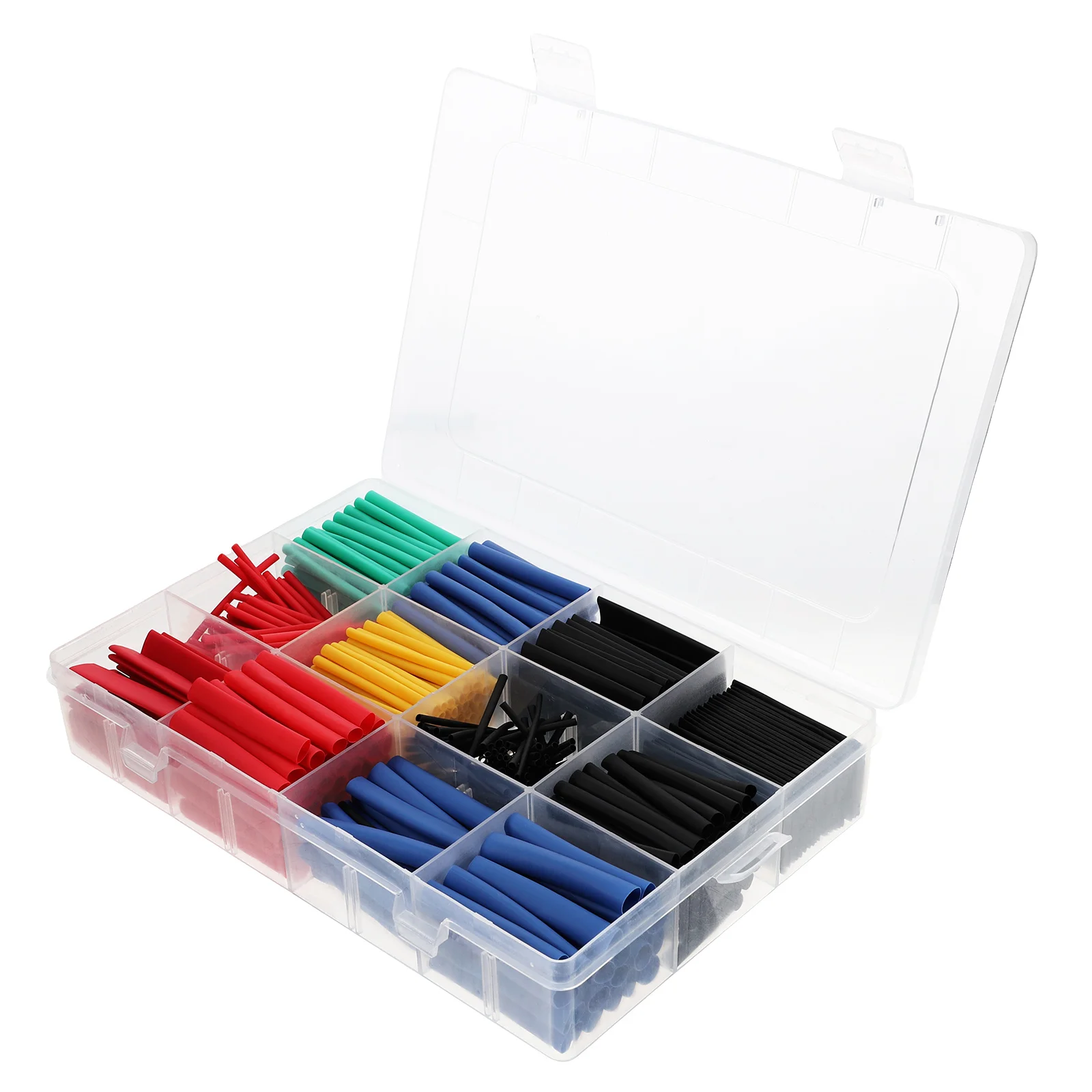 

270 Pcs Heat Shrink Tube Wire Protection Sleeve Cable Sleeving Air Conditioner Drain Hose Boat Wrap Kit Automotive Tubing