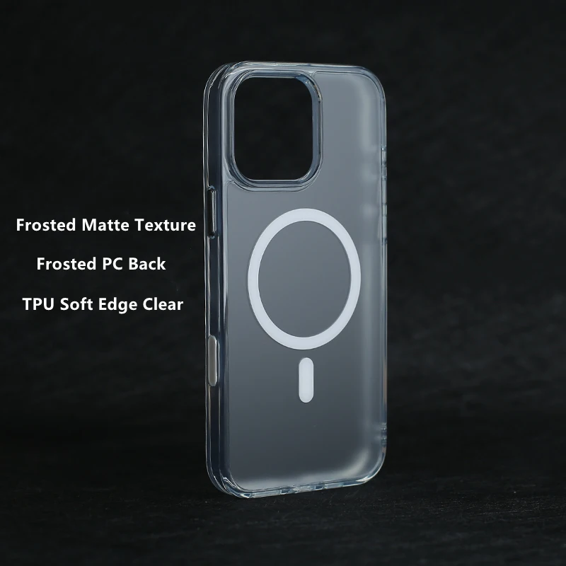 

Active Touch Camera Button Translucent MagSafe Phone Case for iPhone 16 pro max Case 16Pro Frosted Simple Wireless Charge Cover