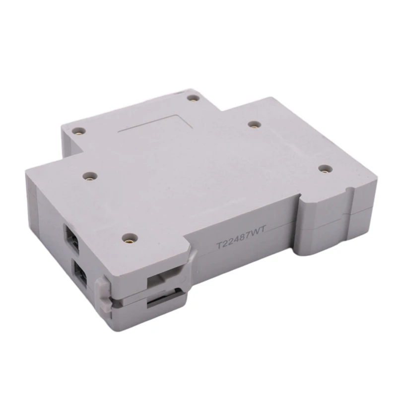 2X 40A Tuya Single Phase Din Rail WIFI Smart Energy Meter Timer Power Consumption Monitor Kwh Wattmeter, No Metering