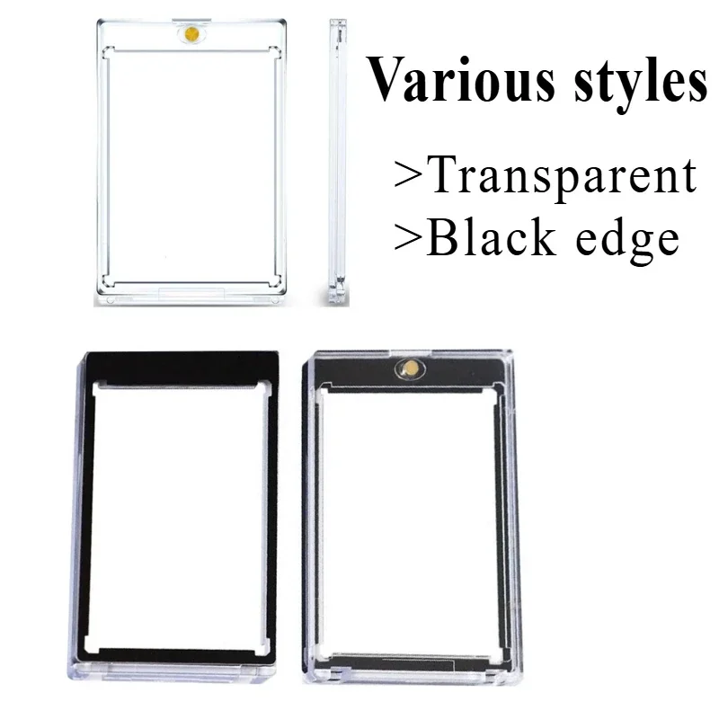 Magnetic Card Holders for Card 35PT Baseball Card Protectors Hard Transparent Protectors for Sports Standard Work Cards