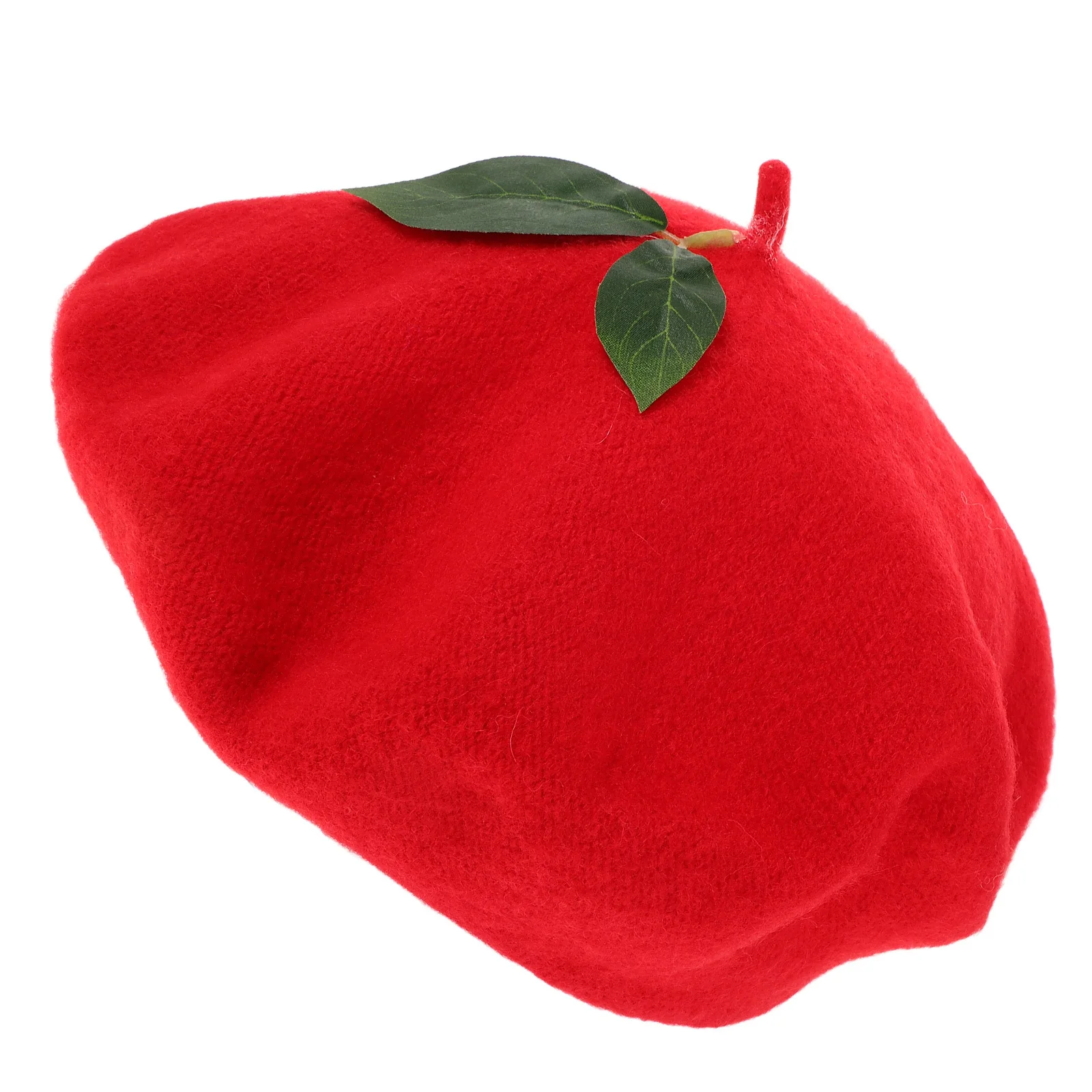 

Chic Beret Hat Women's Performing Costume Supply Fruit Themed Party Hat Fine Craftsmanship Warm Soft Female Beanie Cap Multi