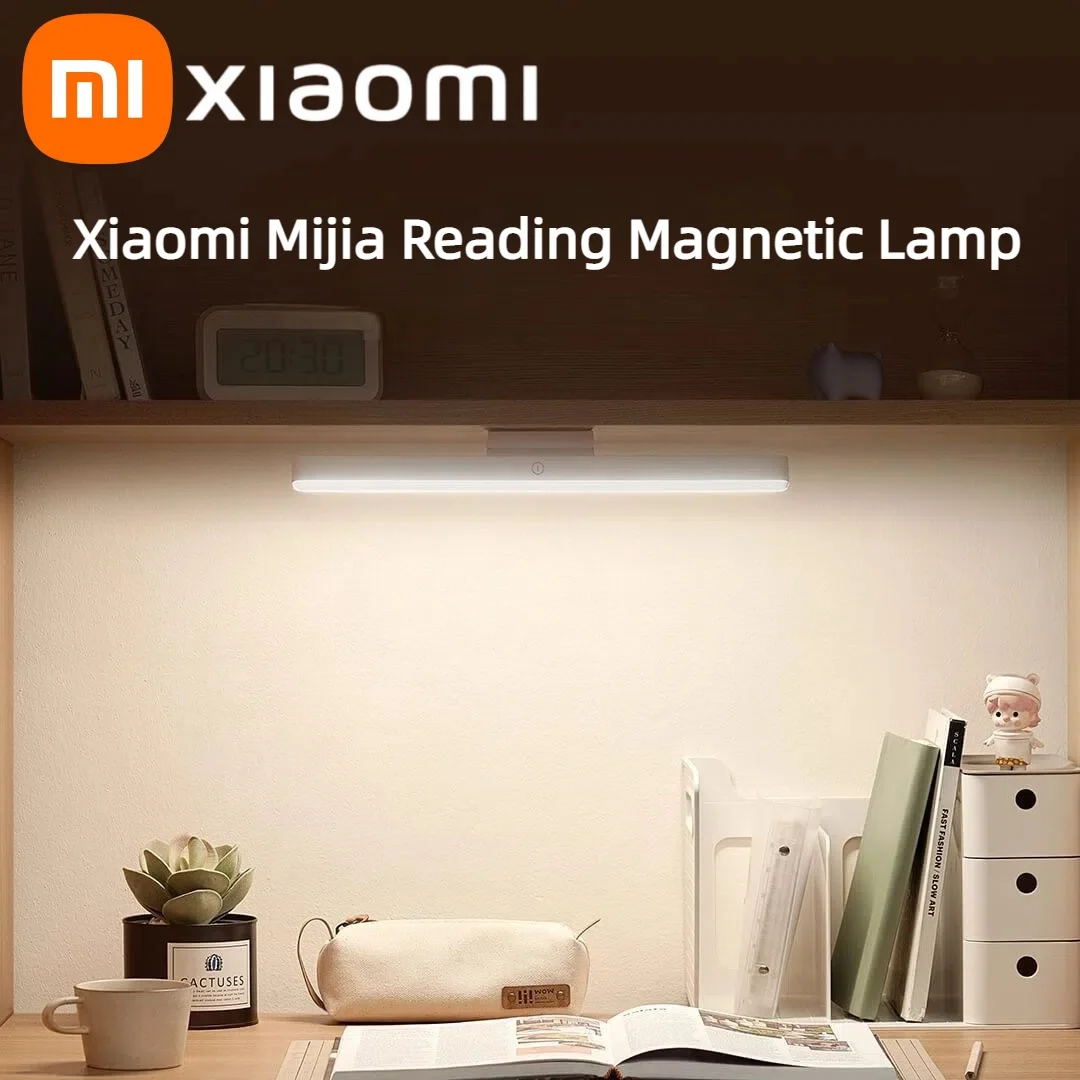 Xiaomi mijia lâmpada magnética de leitura sem fio 2000mah recarregável led luz rg0 anti-azul lâmpada de mesa armário de cozinha luz noturna