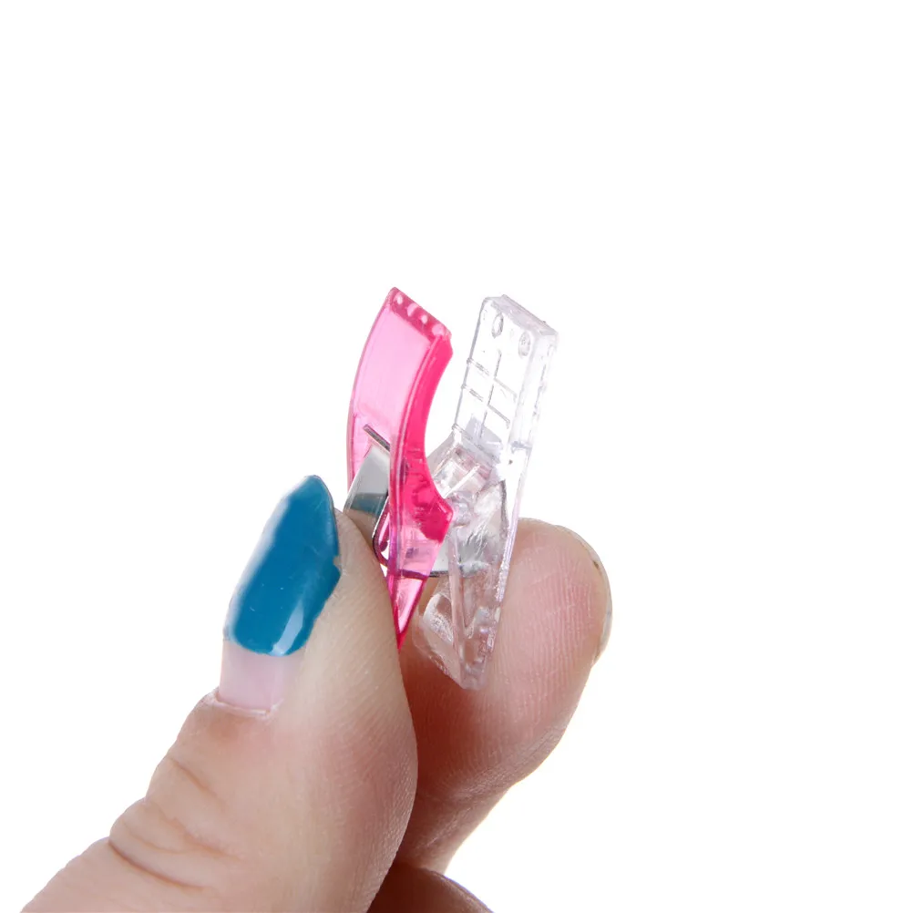 50Pcs/Bottle Colourful Wonder Clips Quilters Clips Sewing Clip Quilting Supplies