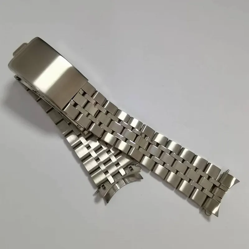 13 mm 17mm 19mm Stainless Steel Bracelet Vintage Jubilee Curved End Replacement Strap Fits Tudor TUDO Series Watches