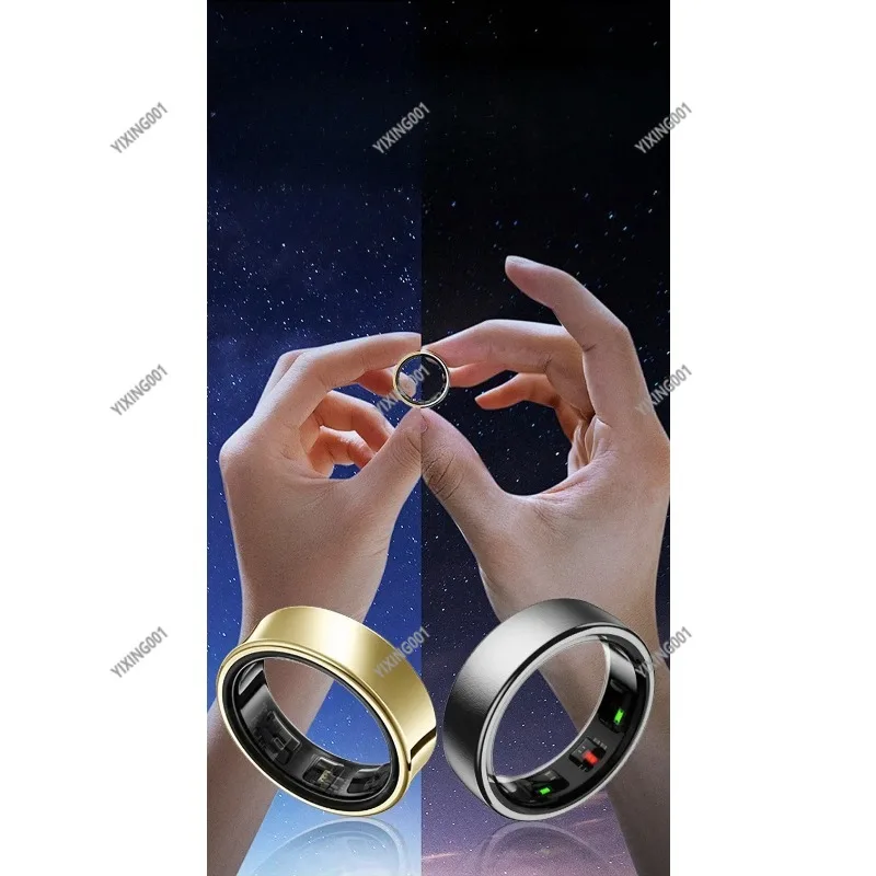 Women's Health Monitor Smart Ring Heart Rate Blood Oxygen Sleep Tracker Body Temperature Sensor Bluetooth