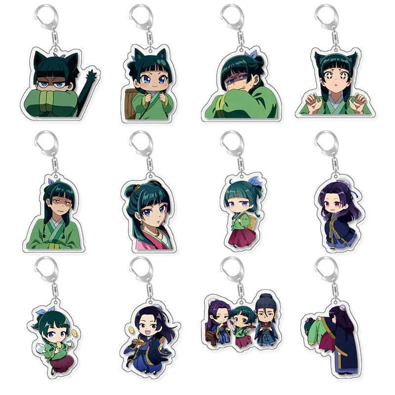 Llavero de Anime The Apothecary Diaries, Llavero de Acrílico con Figura de Maomao, para Bolsa, Mochila, Accesorios, Regalo