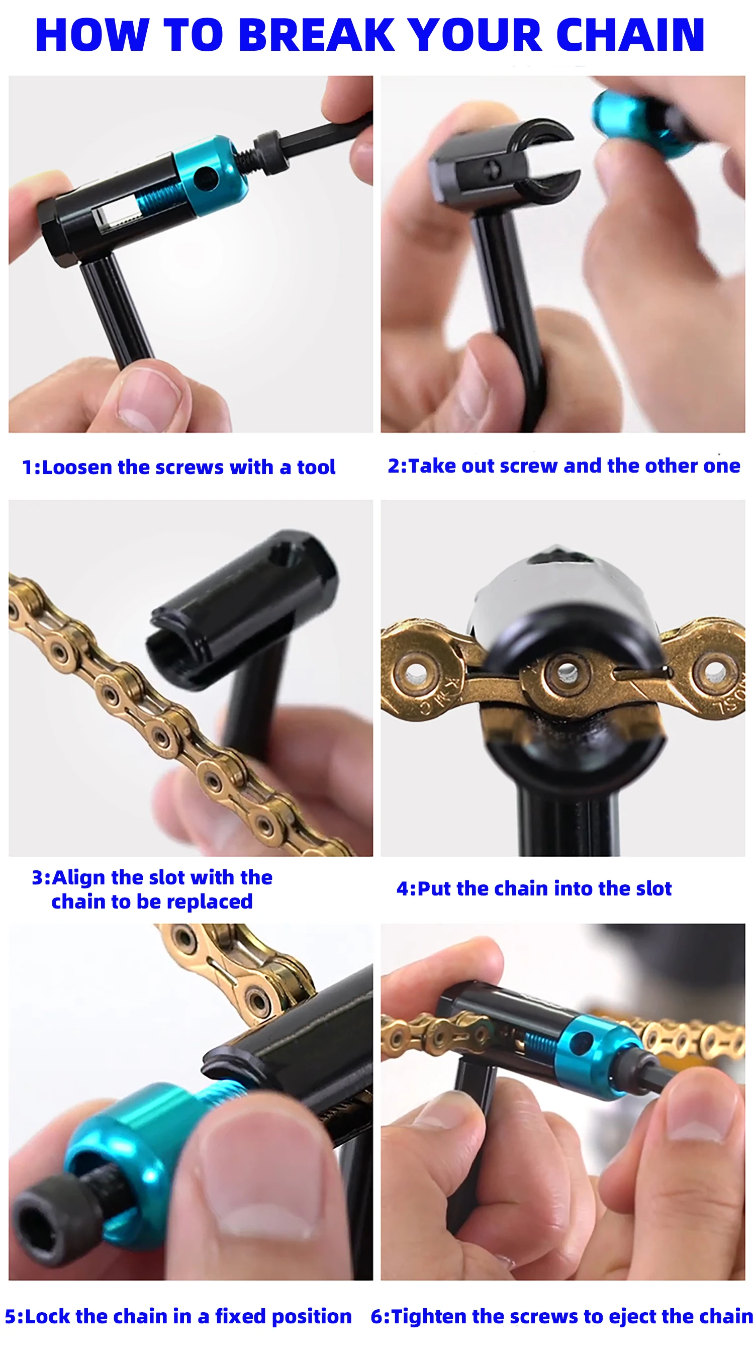 Bicycle Mini Chain Tool Cycling Bike Repair Tools Chain Pin Splitter Device Chain Breaker Cutter Removal Tool