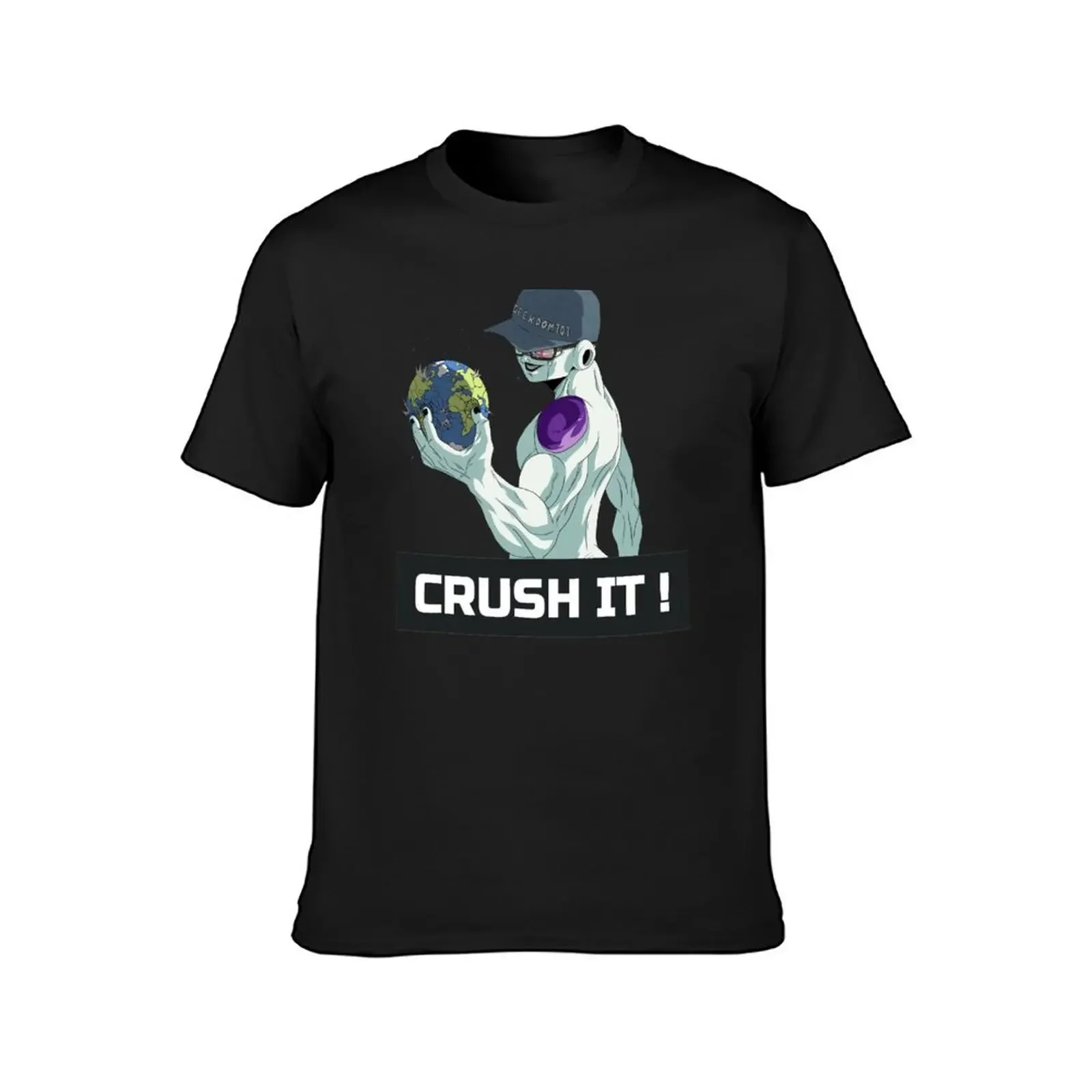 Geekdom101 CRUSH IT Line T-Shirt cotton graphic tees plus size clothes men tshirt