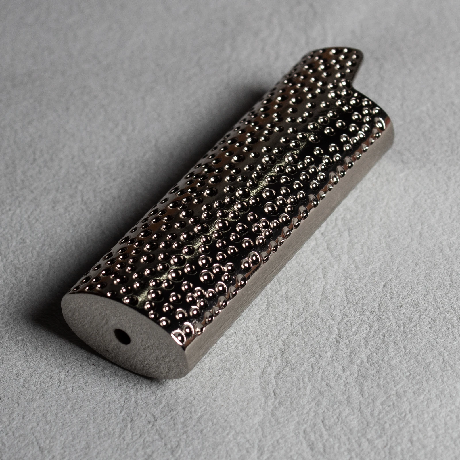 Metal Armor Meteorite Crater J6 Lighter Case Sleeve Holder For BIC Classic Size Lighter Cover Holder