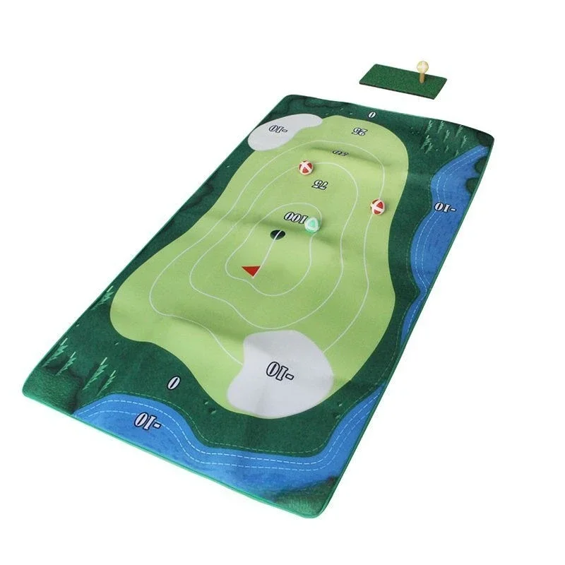 Golf Children's Play Mat Indoor and Outdoor Casual golf game set Sticky ball hitting practice mat