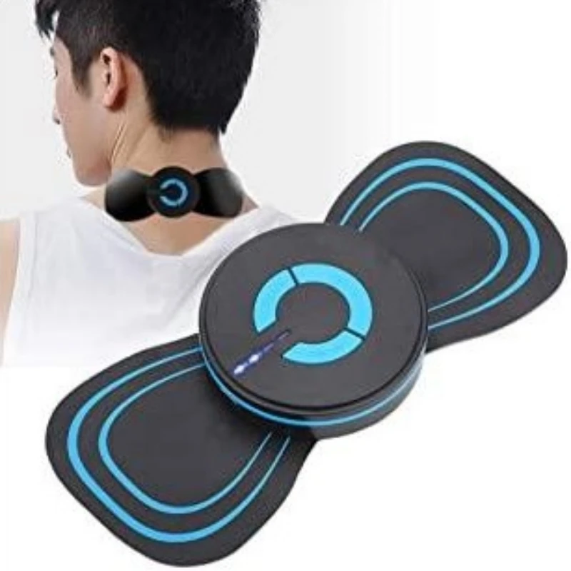 Neck Massage Patch Electric Massager Cervical Neck Back Patch 8 Mode Pulse Muscle Stimulator Portable Relief Pain Neck Care