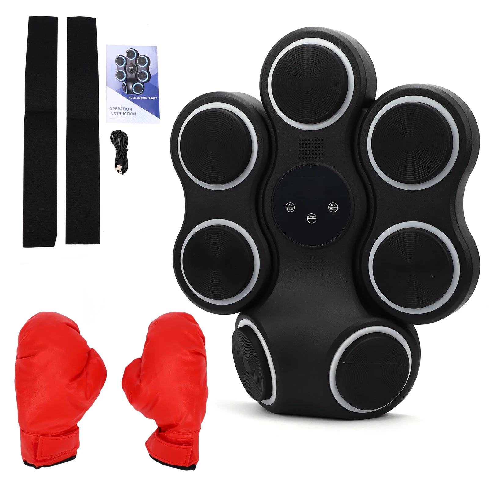Máquina de boxeo inteligente con música para entrenamiento de reacción en casa - imagen 3