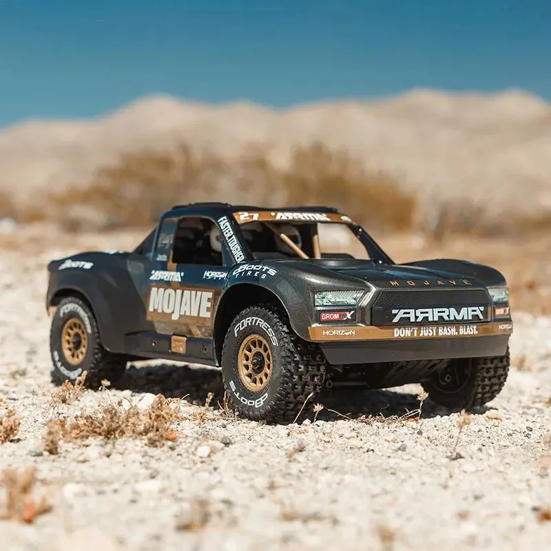 ARRMA 1/14 Mojave Grom 4wd Nuevo camión de corto alcance con control remoto sin escobillas 80 km/h de alta velocidad ​ ​ Camión del desierto de carreras todoterreno