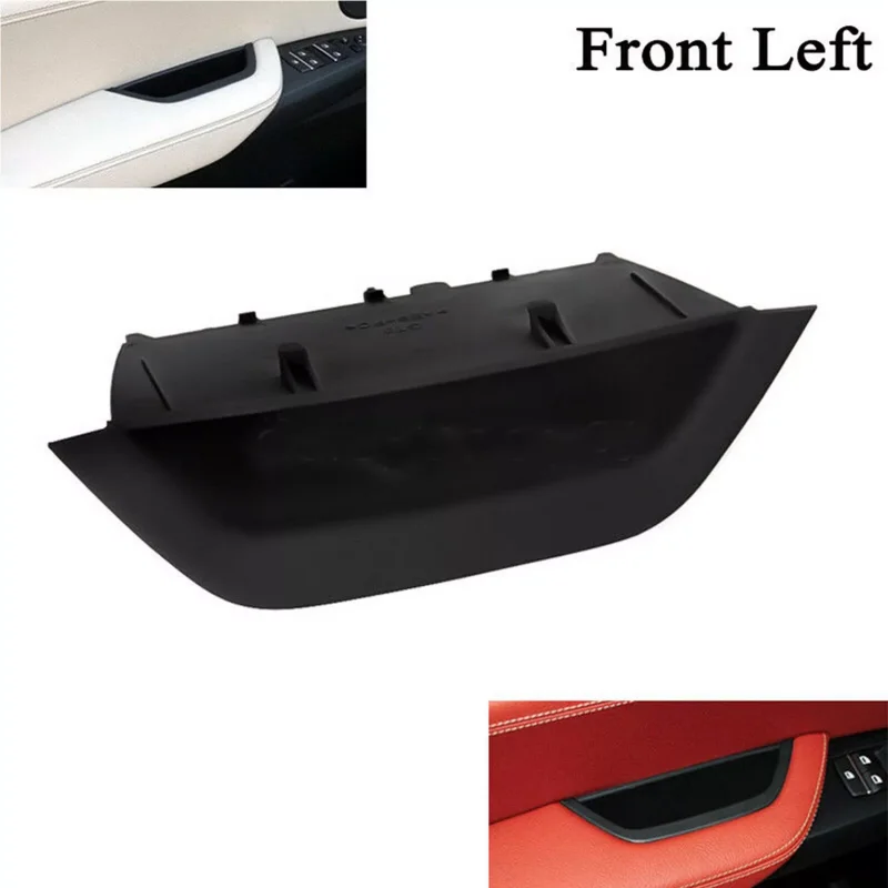 

Interior Driver Side Door Handle Frame Pull Trim Handle Armrest Panel Cover Storage Box For BMW X3 X4 F25 F26 2010-17