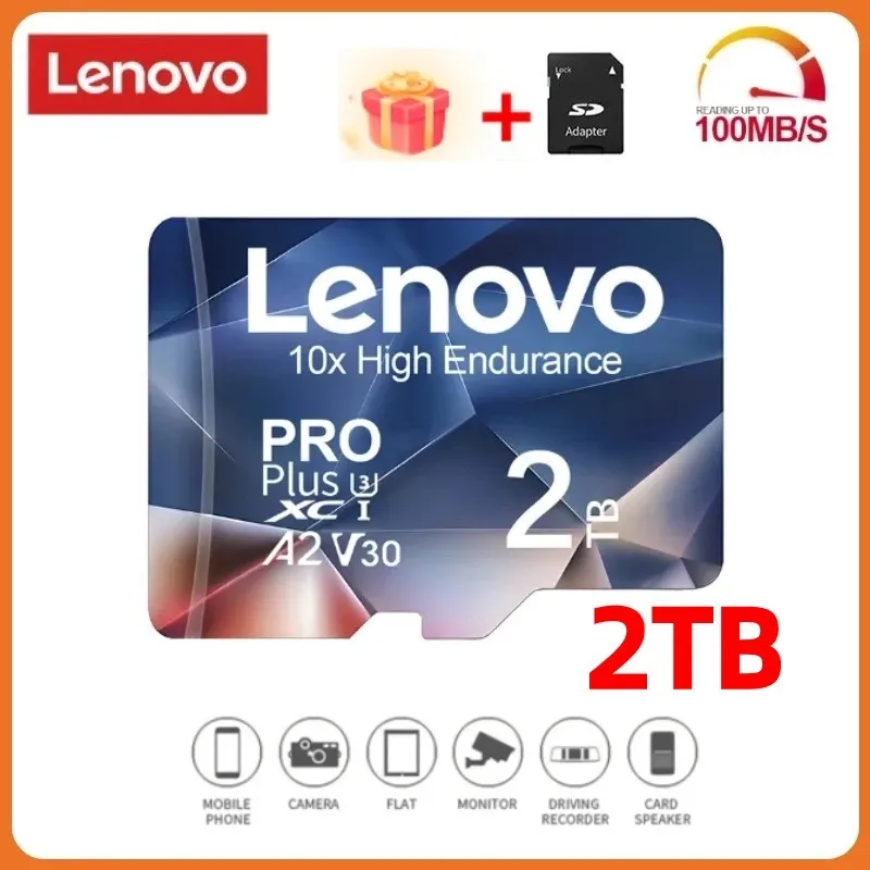 بطاقة ذاكرة Lenovo Mini-d وtf ، بطاقة ذاكرة من الفئة 10 ، V60 ، sgb ، GB ، A2 Micro ، GB ، 1 ، SD ، بطاقات TF لهاتف أندرويد ، كاميرا ، طائرة مسيرة ، 2 الكاميرات