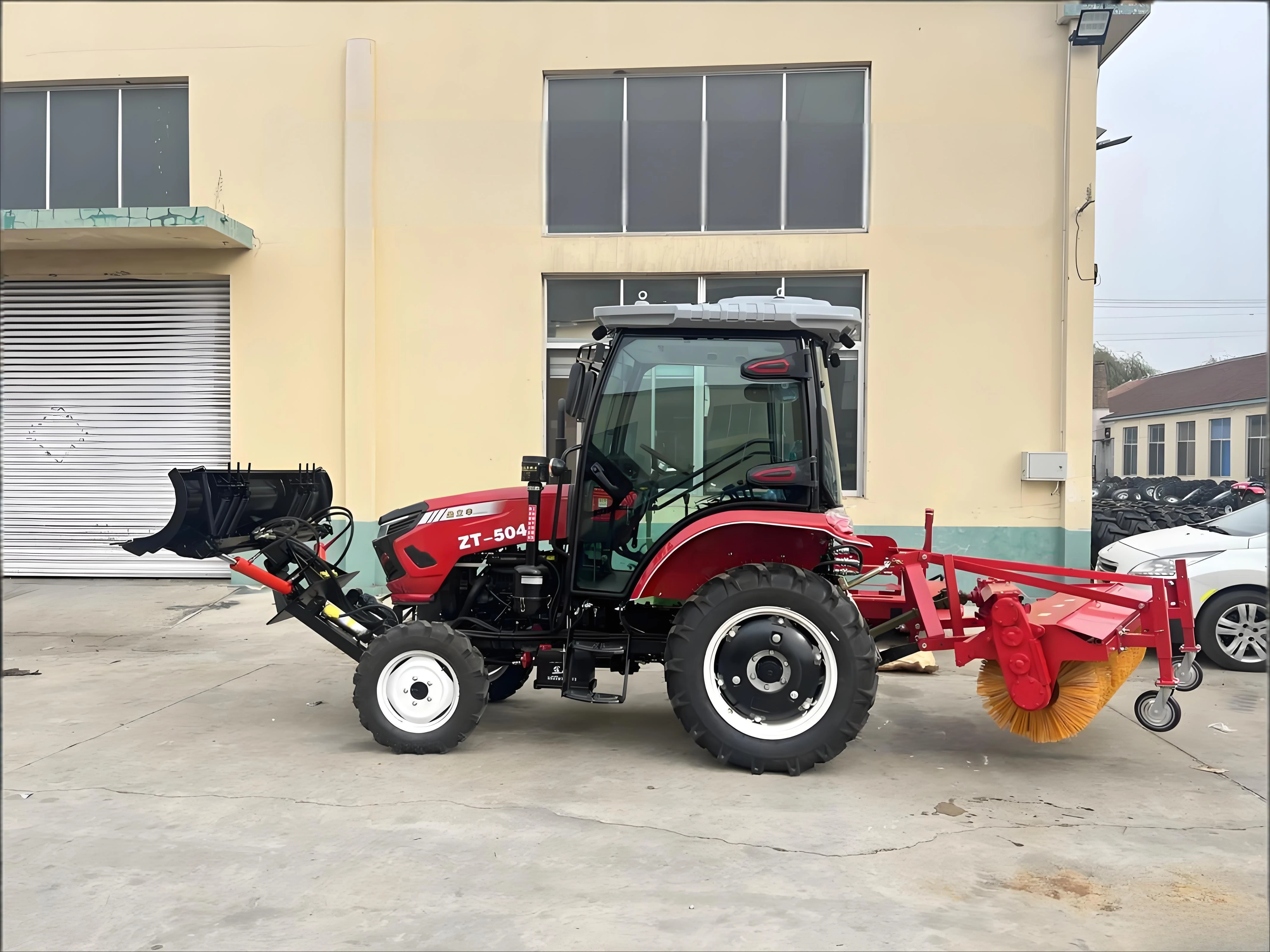 Spring Plowing Trend 504 604 Four-wheel Tractor Farm Orchard Tractor Rear Traction Rotary Tiller