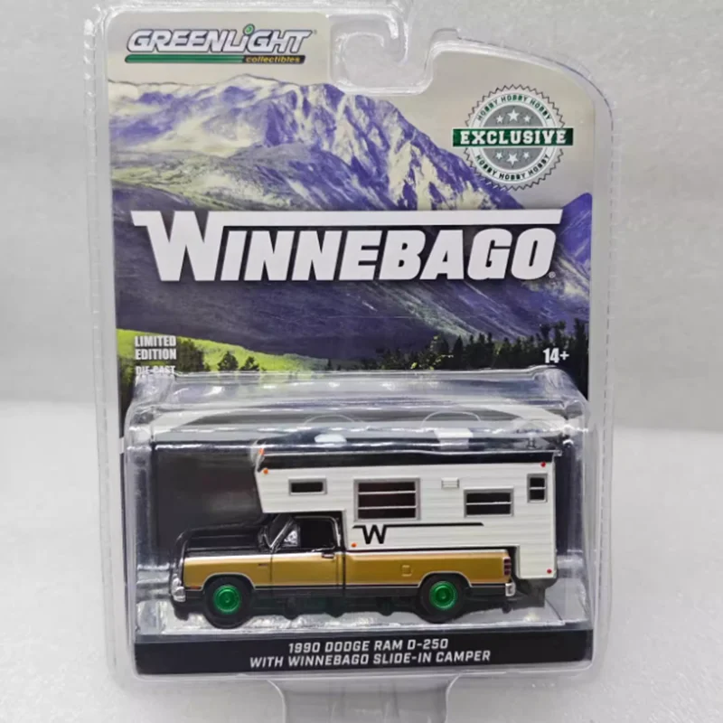

GreenLight 1:64 Scale 1990 RAM D-250 Green Machine Alloy Car Model Collection Display Ornament Toy Gift
