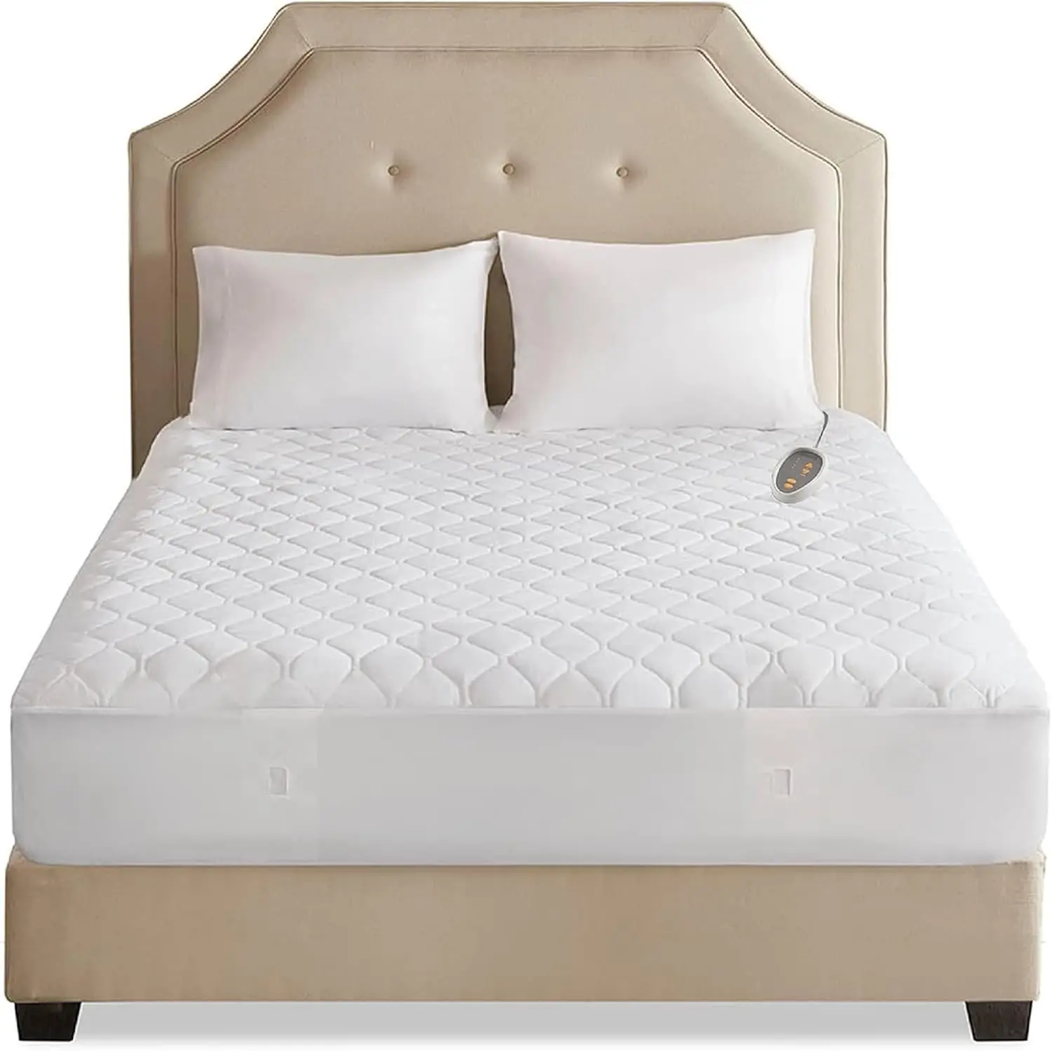 

Scotchgard Heated Mattr Pad - Electric Bed Warmer With 5 Heat Settings, 10 Auto Shut Off Timer, All Around Elastic Deep