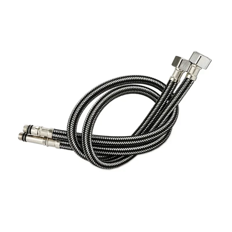G1/2 ''stal nierdzewna nylonowa rura w oplocie wąż silikonowy hydraulika termoodporny kran umywalka kran zlew kuchnia łazienka