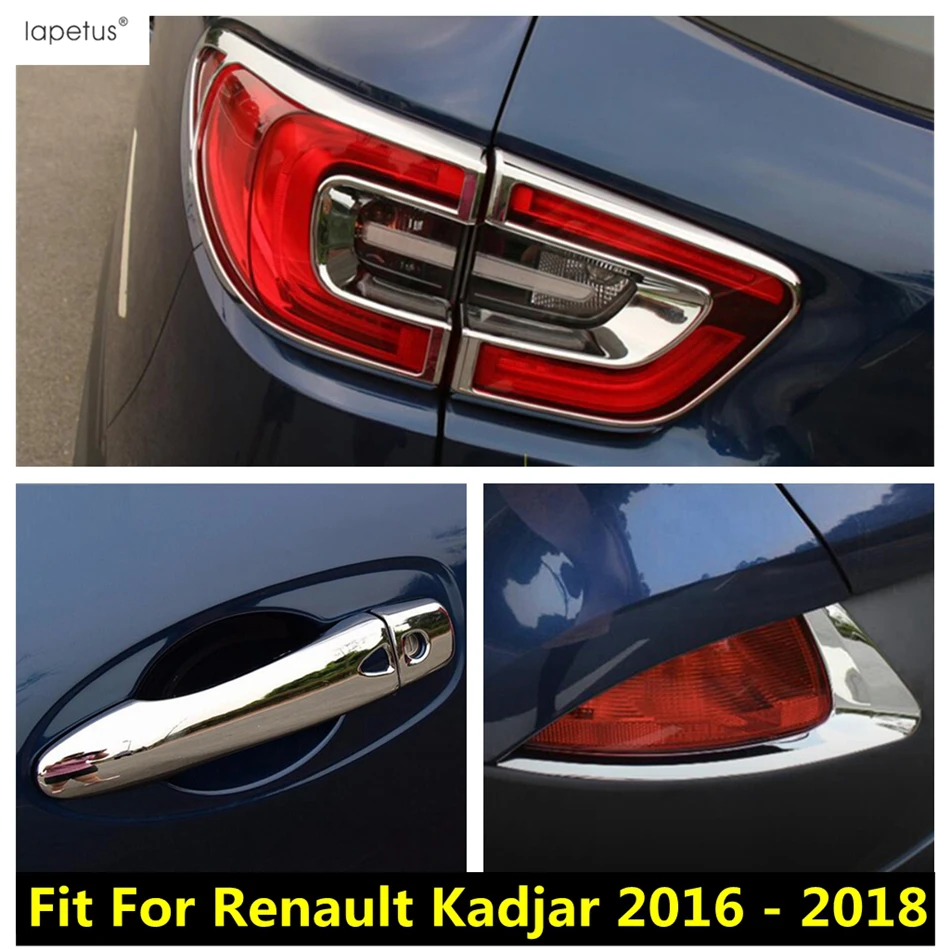 

Rear Fog Light Eyebrow / Head Lamp Headlight Frame / Door Handle Cover Trim Accessories Exterior For Renault Kadjar 2016 - 2018