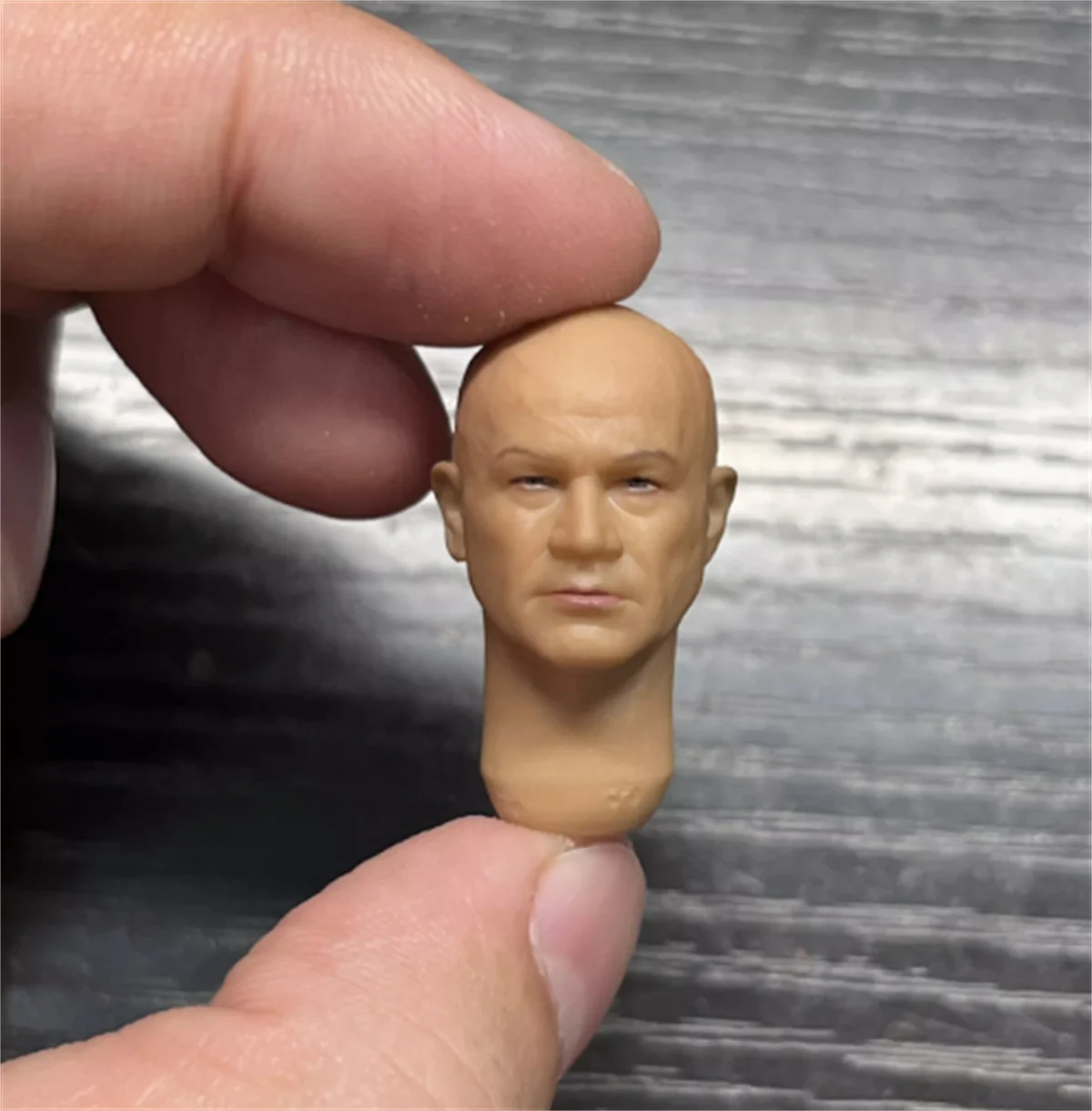 1/12 Temuera Morrison bald  Head Sculpt Carved Model Anime star Actor  Fit  6 inches Action Figure Body Dolls