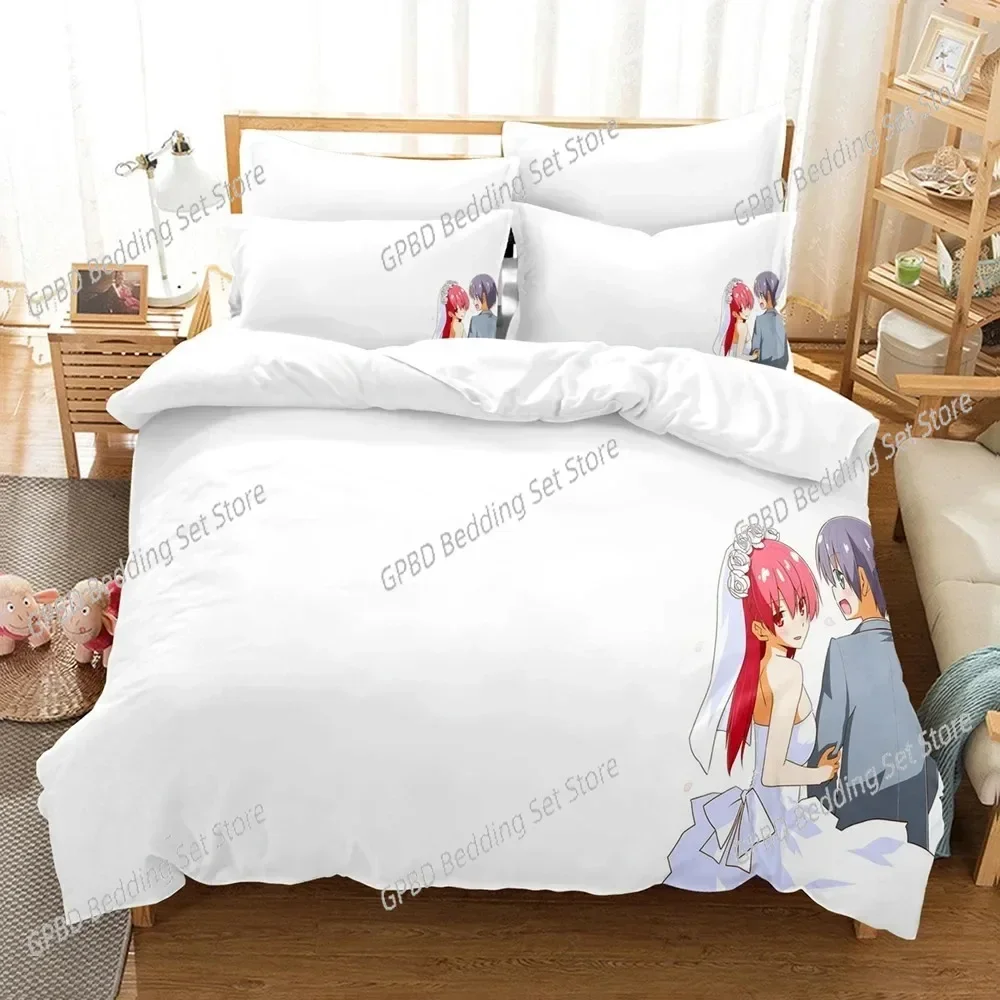 TONIKAWA Fly Me to the Moon Cartoon Poster Comfortable Duvet Quilt Cover Pillowcase Bedding Set Bedroom Decoration Home Textile