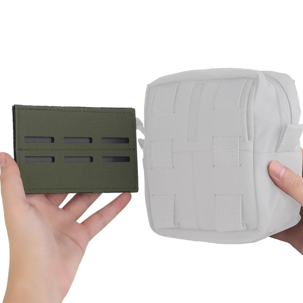 Three Rows Girdle Panel Magazine Pouch Knives Insert System Belt Molle Adapter Removable Molle Panels for Hunting