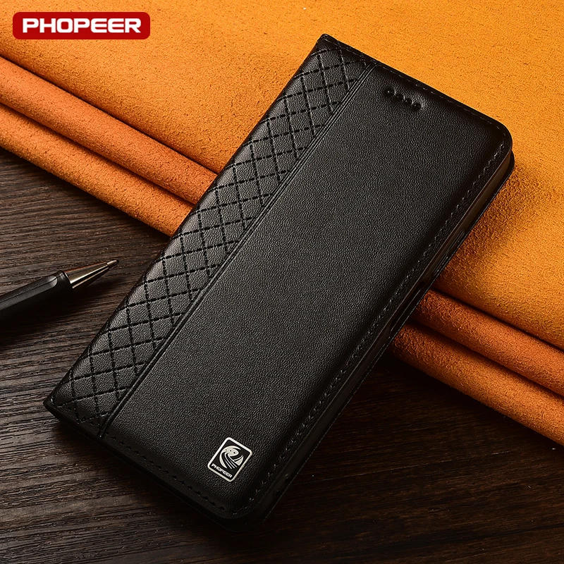 

Luxury Flip Case For Honor X7 X7a X7b X7c X6 X6a X6b X6c X5 X5b Plus 4G 5G Retro Genuine Leather Phone Cover WIth Kickstand