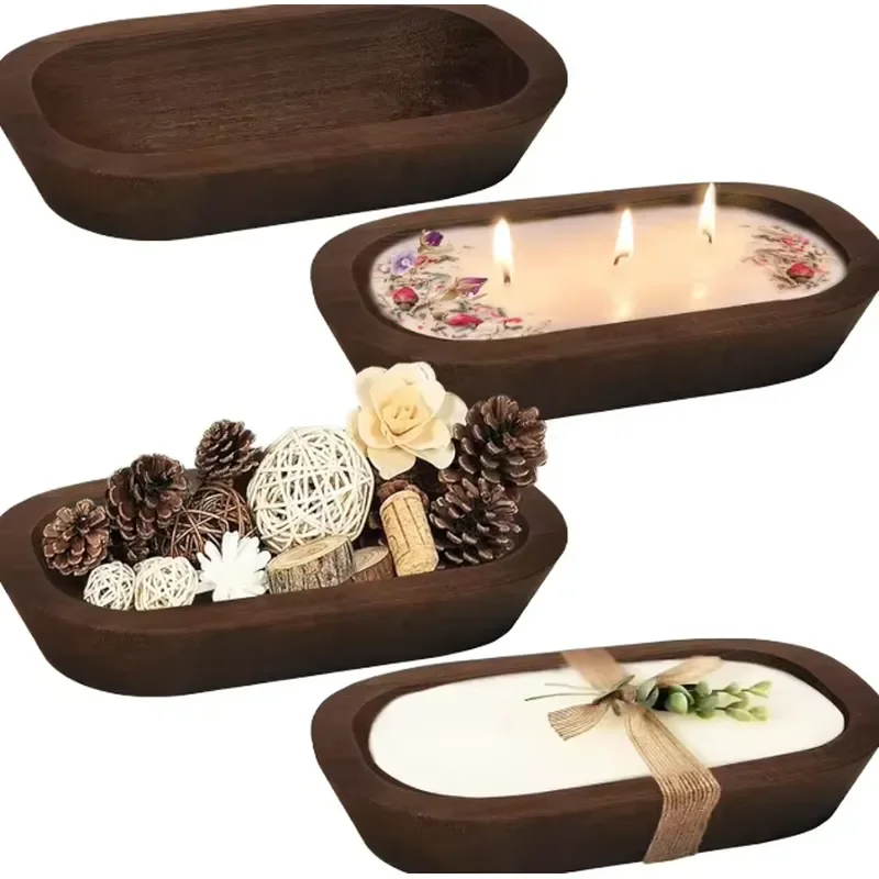 Wholesale Eco-friendly Soybean Wax Bowl Candle Custom Shape Retro Long Burn Scented Candle Halloween Wedding Home Decoration