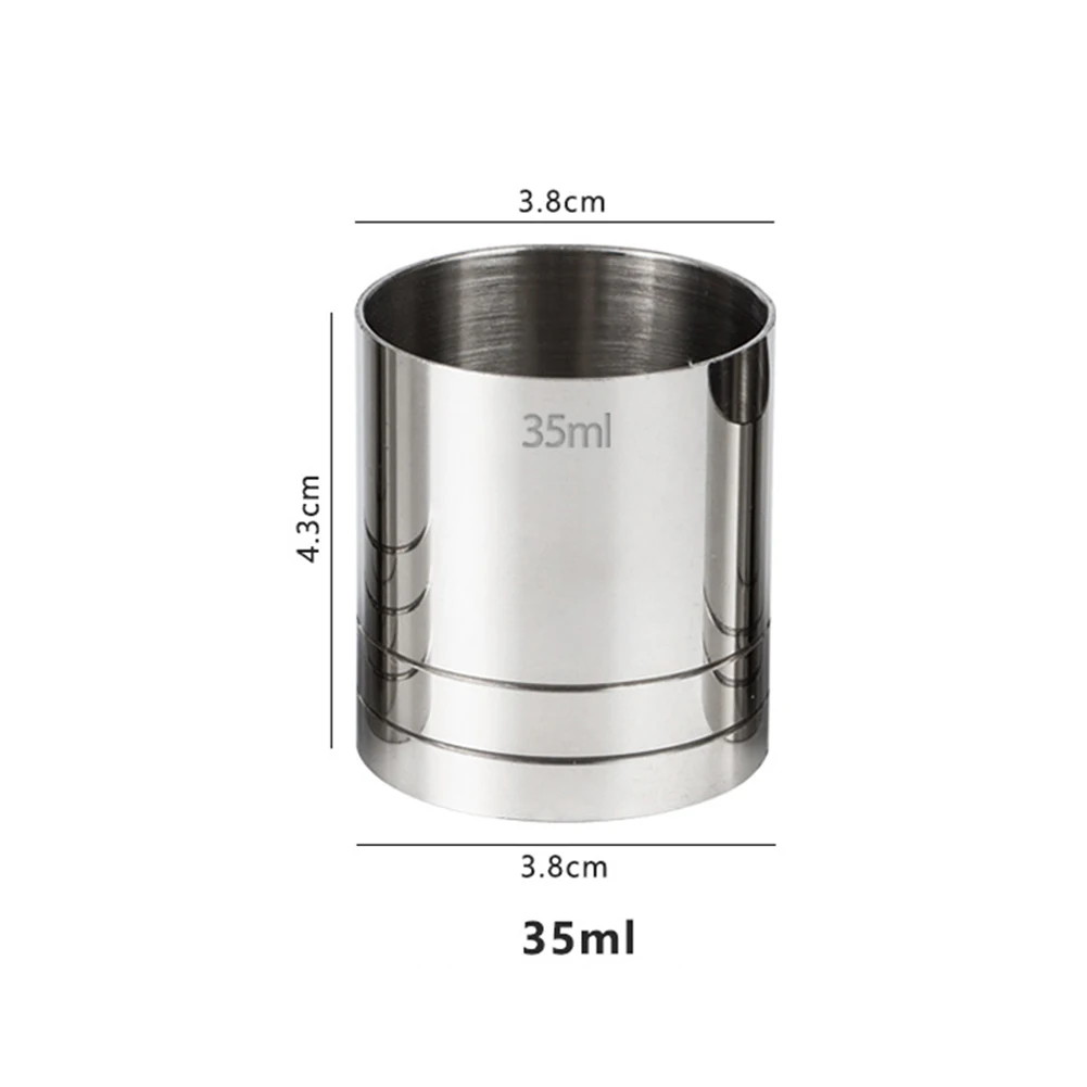 Stainless Steel 25ML/35ML/50ML Measure Cup Wine Set Stainless Steel Drink Kitchen Dagdet Measure Cup Shaker Cocktail Bar Jigger