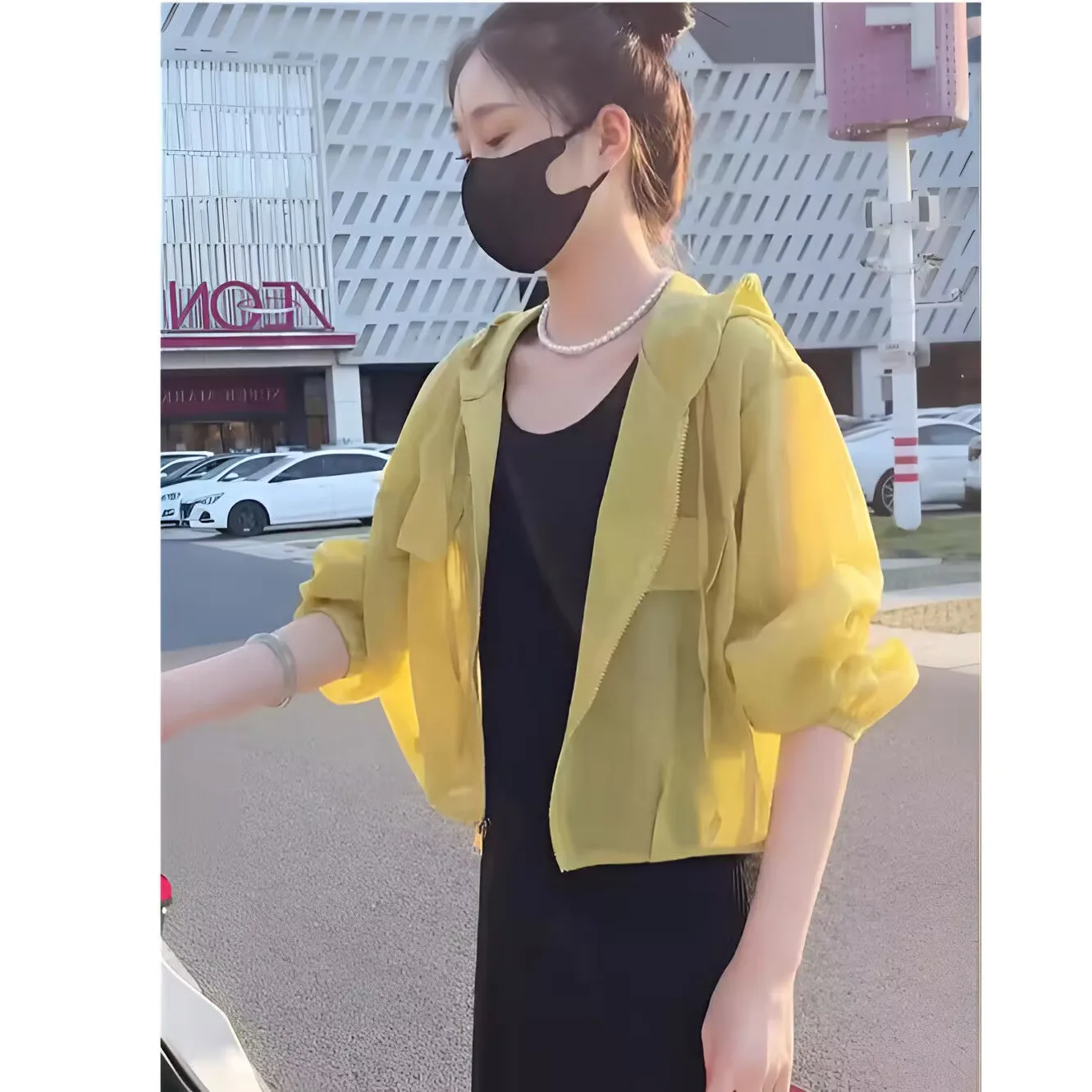 Summer Hooded Thin Sun-protective Clothing 2025 Women Casual Sports Short Jacket Female Loose UV-resistant Cardigan Jacket Top