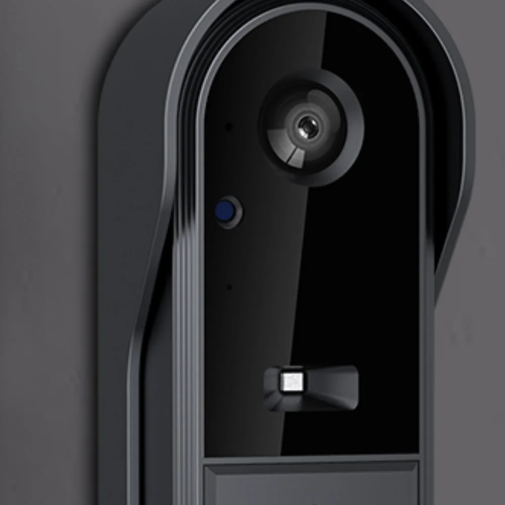 

2,4G Wi-Fi беспроводной визуальный дверной звонок HD 4,3-дюймовый IPS экран ИК ночного видения дверной глаз камера видеодомофон дверной звонок