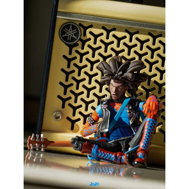En Stock: Figura de Acción Sentinel SV-Action Spider-Punk Hobie Brown de Spider-Man: Across The Spider-Verse, 18 cm, Altamente Articulada
