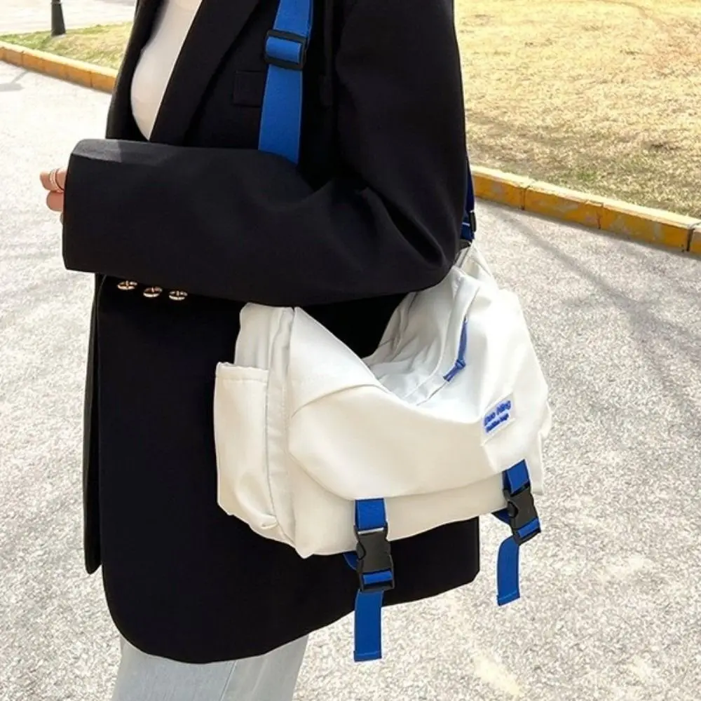 

Light Casual Student School Bags Korean Style Japanese Design Women Shoulder Bag Unisex Large Capacity Girls Messenger Bag Daily