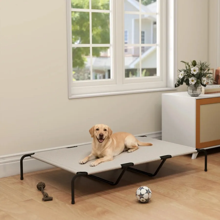 Dog Cot Cooling Pet Bed 2026 Upgraded Thick Warm Pet Bed for Small, Medium & Large Dogs and Cats